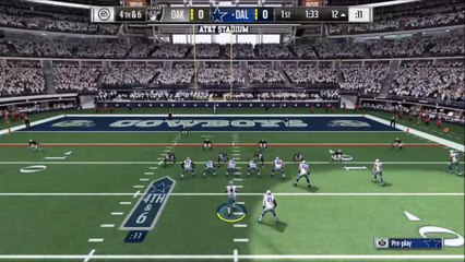 TD Bryant vs Oakland Madden NFL 17