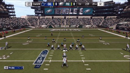 TD Elliott vs Philadelphia Madden NFL 17