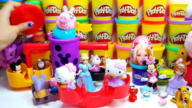 Uova Sorpresa Peppa Pig italiano Ovetti kinder Barbie Frozen giochi Hello kitty