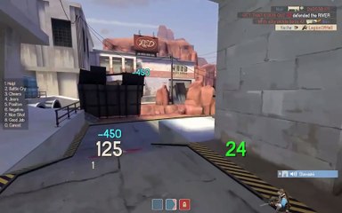 Team Fortress 2: Flying Austrlian chops pyromanic and german dentist.