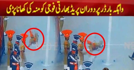 Indian Soldier fell down