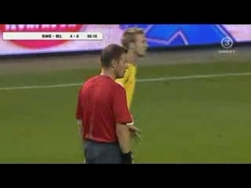 FUNNY GOAL Sweden vs Iceland