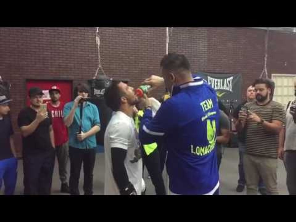 Lomachenko In Camp For Walters shows skills on double end bag - esnews boxing