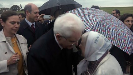 Presidente de Italia homenajeó a víctimas de dictadura argentina