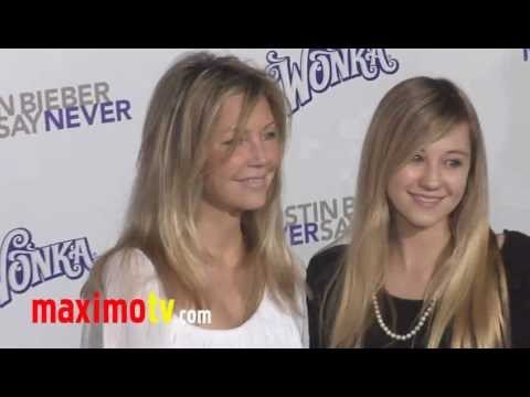 HEATHER LOCKLEAR and AVA SAMBORA at Never Say Never Premiere