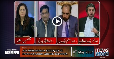 TONIGHT WITH JASMEEN | 08-May-2017 | Ali Muhammad | Siddiqul Farooq | Karim khawaja