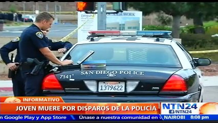 Policías de San Diego ultiman a joven de 15 años que les apuntó con una pistola de juguete