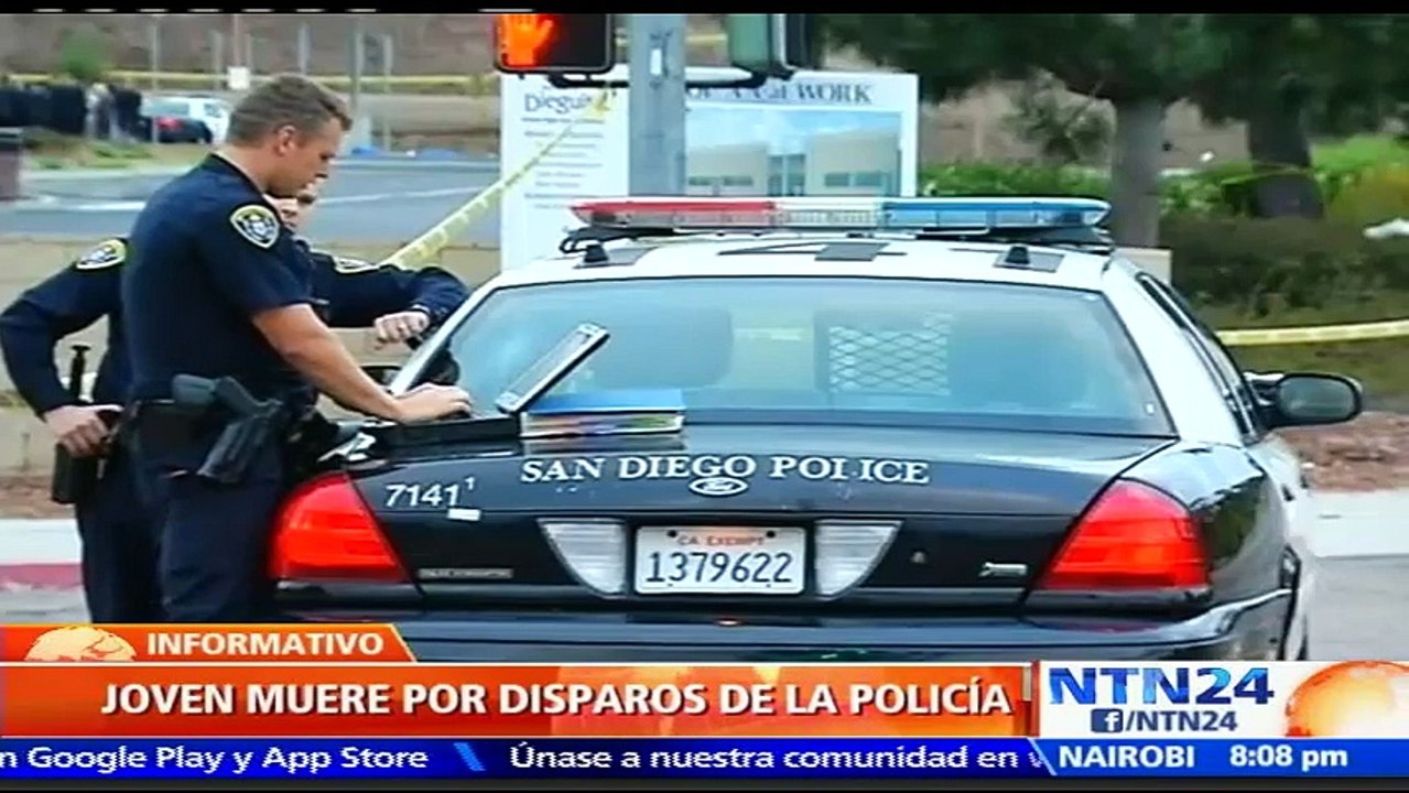 Policías de San Diego ultiman a joven de 15 años que les apuntó con una pistola de juguete