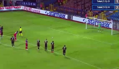 Evgen Seleznev Penalty Goal HD - Karabukspor 1-0 Osmanlispor 08.05.2017
