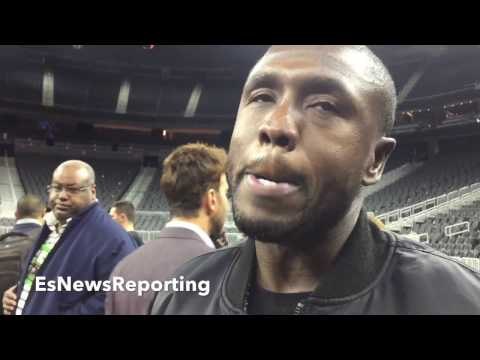 BERTO CLOWNS GOLOVKIN DONT KNOW WHY HE WAS HERE HE AINT SCOUTING DONT WANT NONE OF THEM PROBLEMS