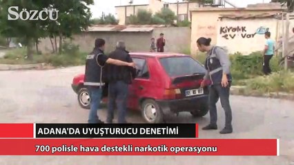 Download Video: 700 polisle hava destekli narkotik operasyonu