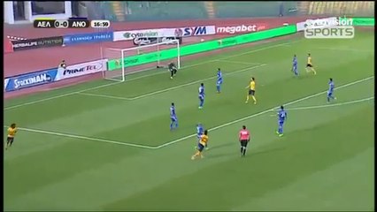 1-0 Ismail Sassi AMAZING Goal - AEL Limassol 1-0 Anorthosis - Cuprus - 08.05.2017
