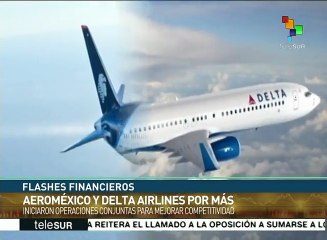 Aeroméxico y Delta Airlines inician alianza de operaciones