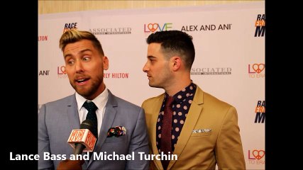 Lance Bass at 2017 Race to Erase MS Event