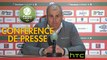 Conférence de presse RC Lens - RC Strasbourg Alsace (1-1) : Alain  CASANOVA (RCL) - Thierry LAUREY (RCSA) - 2016/2017