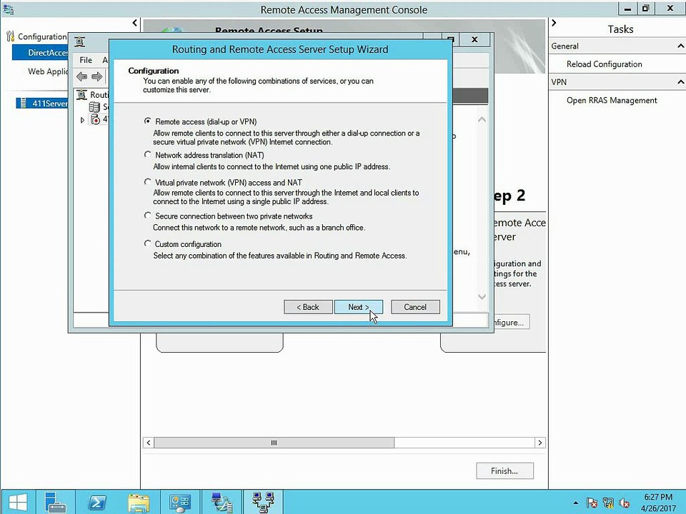 70-411 Setup and configure VPN