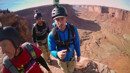 Moab BASE Jumping Session