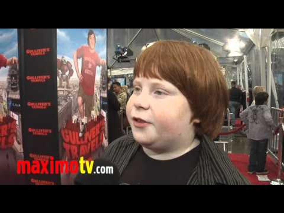 Tucker Albrizzi (Big Time Rush) Interview at "Gulliver's Travels" Premiere