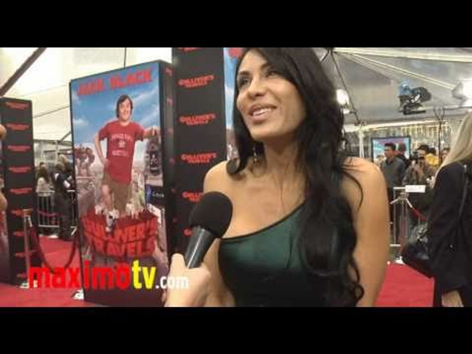 Carla Ortiz (Esquire Sexiest Woman) Interview at "Gulliver's Travels" Premiere