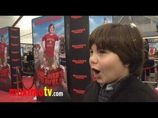 Zach Callison Interview at "Gulliver's Travels" Premiere