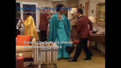 Celebrate With DoorServe - The Mobile App for Dry Cleaning & Laundry