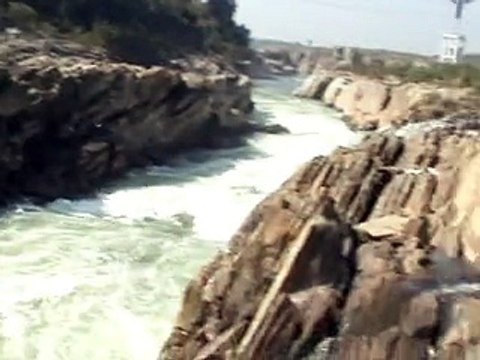 Bhedaghat Water Fall of Jabalpur,Madhya Pradesh