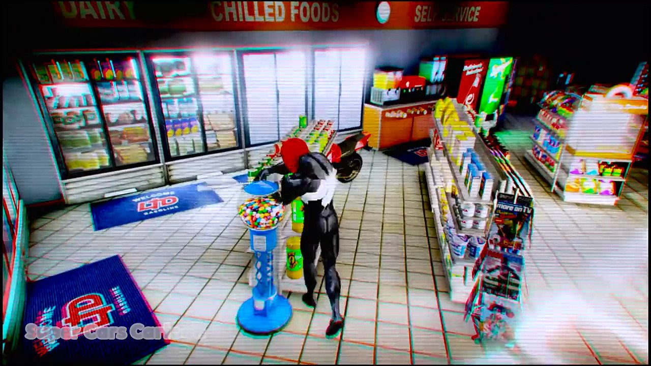 Spiderman go to jail. Police hulk and Venom stole mask in cartoon for kids and children