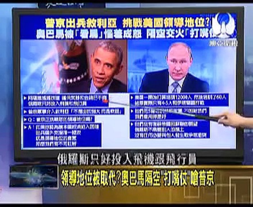 走进台湾 2015-10-14 美国领导地位被取代?奥巴马隔空打嘴仗呛普京!