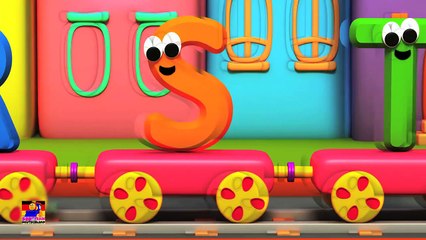 Bob Alphabet Zug _ 3D Karikatur für Kinder _ pädagogisch Video _ kid