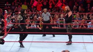 Roman Reigns Attacks Braun Strowman - WWE Raw 8 May 2017 full show HD