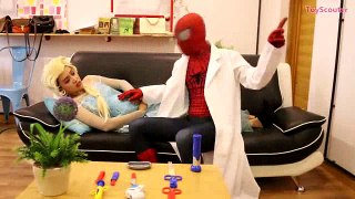 (1)_ELSA vs JOKER & INSECTS in Real Life - Doctor Spiderman Performs Surgery Funny Superhero Movie