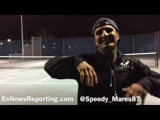 Speedy Mares on Clarissa Shields; womens boxing:"Can't judge!! Sometimes men do girls stuff!"