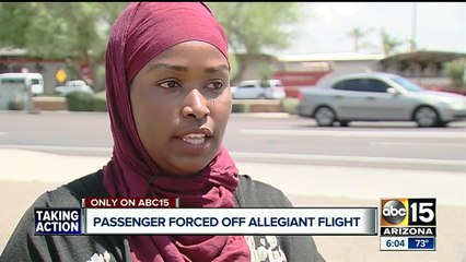 Passenger forced off Allegiant flight in Mesa speaks out