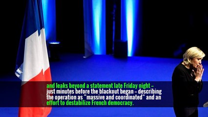 The Macron campaign has said little about the hacking