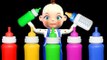 Children kids toddlers learn Colors #Vol 1 - Learn colors with video milk bottles
