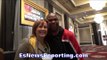 ROY JONES JR & KATHY DUVA CANDID MOMENT; ROY REVEALS WHAT HE SAW FROM WARD LAST NIGHT IN GYM