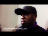 Andre Berto on sparring Andre Ward - esnews boxing