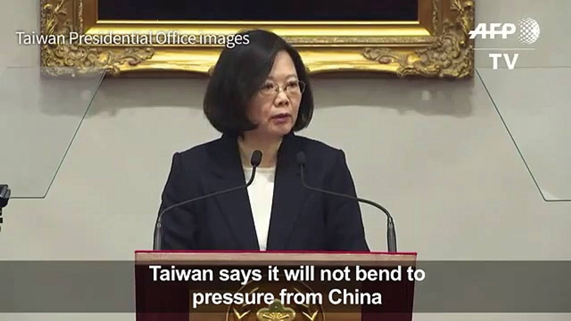 Taiwan says it  from China[1]