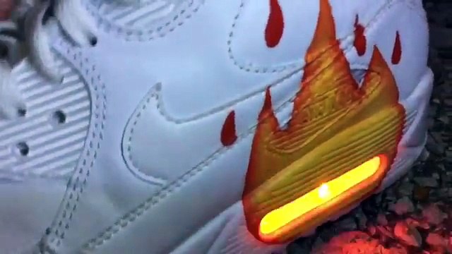 FIRE-EMOJI-LIGHT-UP-SHOES-Custom-Nike-Air-Max-90s