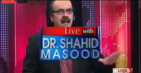 Dr Shahid Masood reveals the person who was behind the press conference of Absar Alam