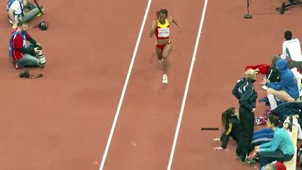 Oops! moment of a female triple jumper, Nuth Ndoumbe - 2017 Full HD