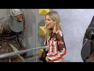 Annabelle Wallis Oops Moment "King Arthur: Legend of the Sword" Premiere