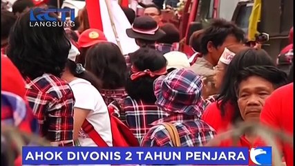 Ahok Divonis 2 Tahun Penjara, Para Pendukung Menangis