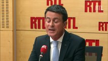 Manuel Valls était l'invité de RTL Matin