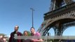 Seeing Paris sights at new heighth world's tallest men