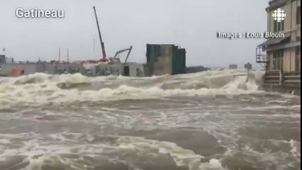 Images saisissantes des inondations au Canada, l’état d’urgence déclaré à Montréal