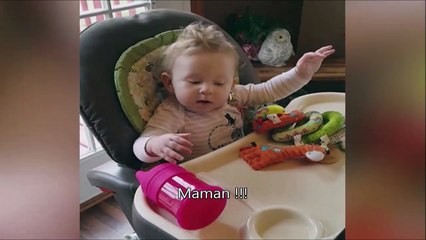 Son bébé dit "Maman" mais c'est surement la dernière fois... traumatisé à vie!