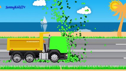 Trucks and cars for kids Police cars Surprise eggs Learn colors Cartoon for childre