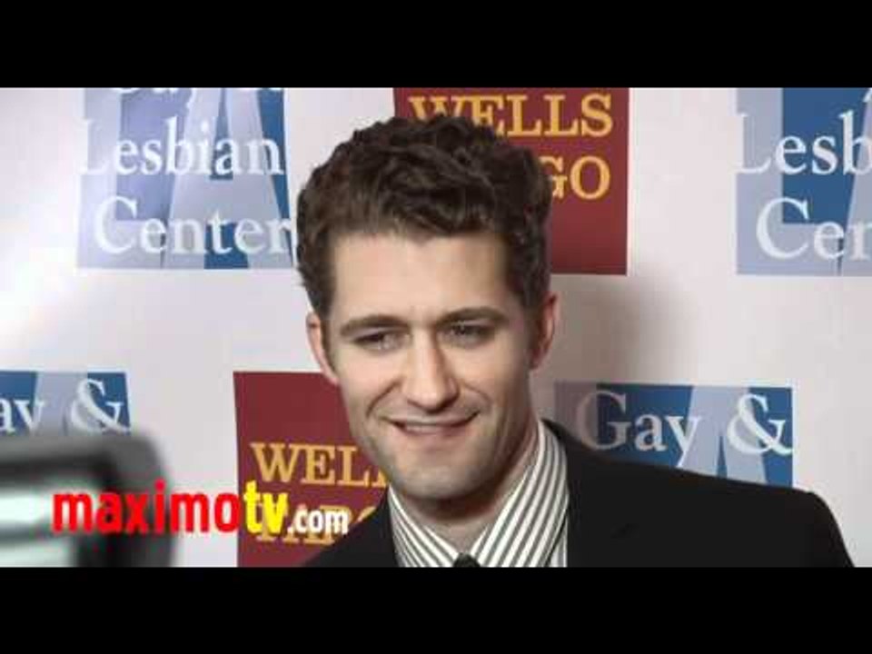 GLEE Matthew Morrison at L.A. Gay & Lesbian Center's 39th Anniversary Gala & Auction