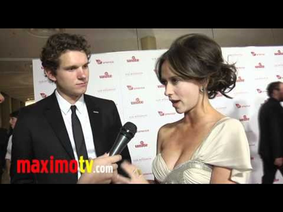 JENNIFER LOVE HEWITT & ALEX BEH Interview at 4th Annual ROCK THE CASBAH Gala